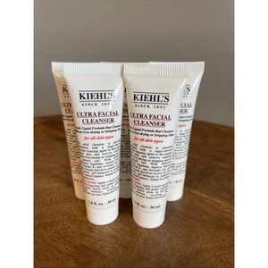 Lot 5 X Kiehl's Ultra Facial Cleanser 1 fl oz/30 mL each Total 150 ML
